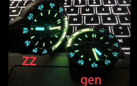 ZZ廠萬國海洋計時四分之一黃復刻腕表對比正品腕表究竟如何